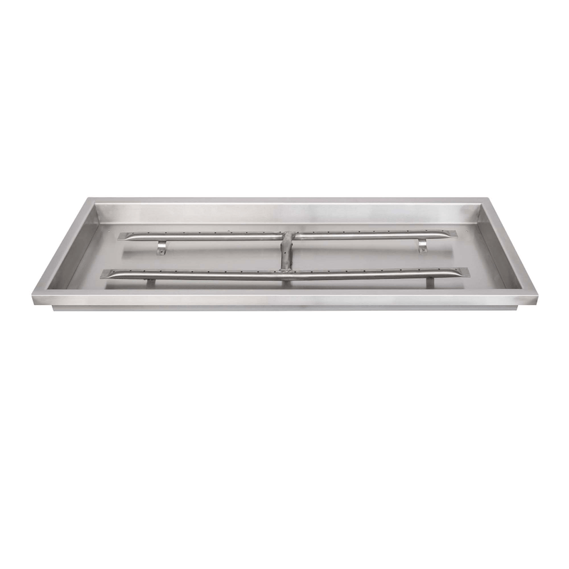 The Outdoor Plus 48”x12” Rectangular Drop-In Pan With Stainless Steel &
