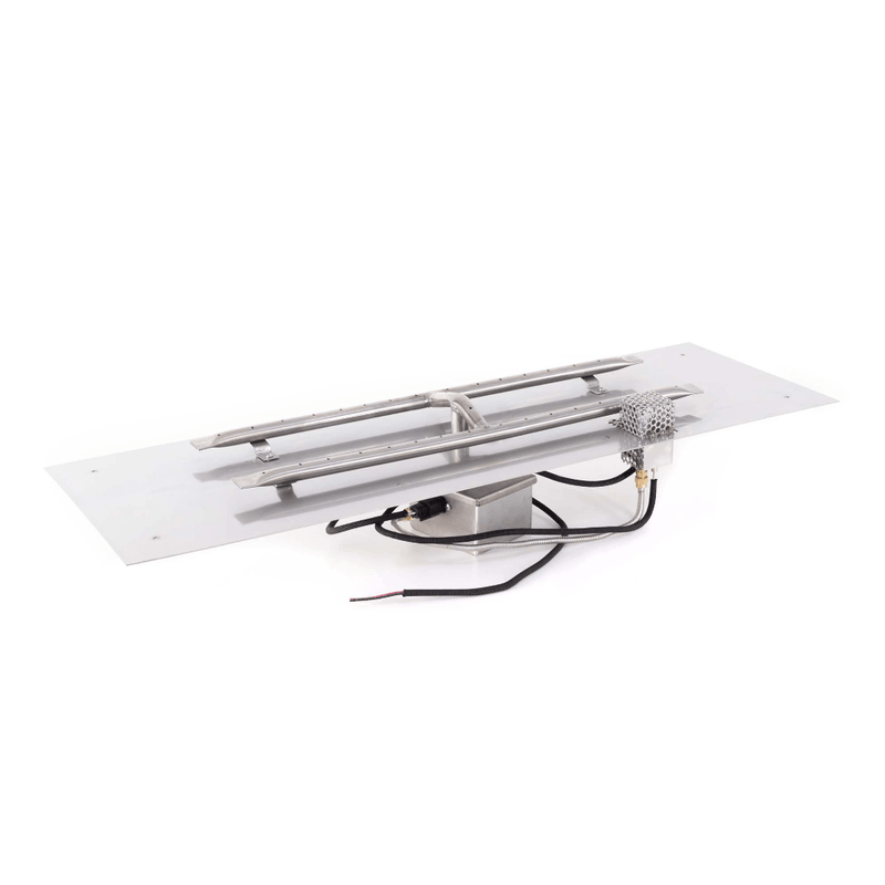 The Outdoor Plus 48”x12” Rectangular Flat Pan With Stainless Steel &
