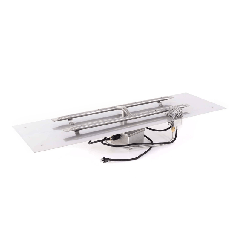 The Outdoor Plus 48”x12” Rectangular Flat Pan With Stainless Steel &