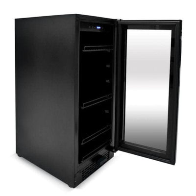 Whynter BBR-801BG Built-in Black Glass 80-can capacity 3.4 cu ft. Beverage Refrigerator