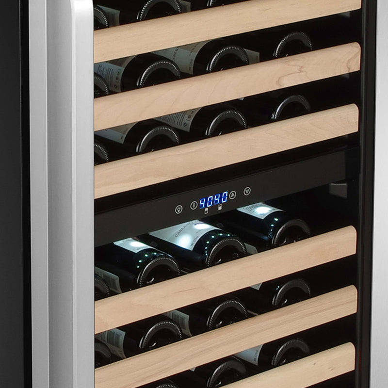 Whynter BWR-1642DZ 164 Bottle Built-in Stainless Steel Dual Zone Compressor Wine Refrigerator
