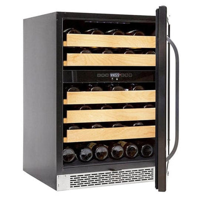 Whynter BWR-462DZ 46-Bottle Dual Temperature Zone Built-In Wine Refrigerator