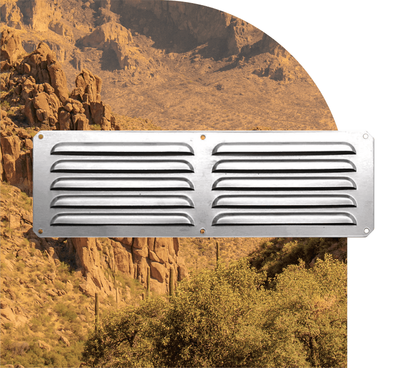 Wildfire Stainless Steel 12-inch Island Vent Masonry WF-IV-M