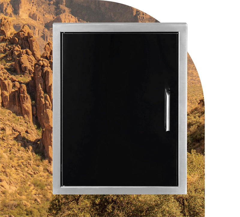 Wildfire Vertical 16 x 22-inch Single Stainless Steel Door WF-VSD1622