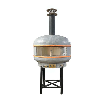 WPPO 40" Professional Lava Digital Controlled Wood Fired Oven with Convection Fan WKPM-D100