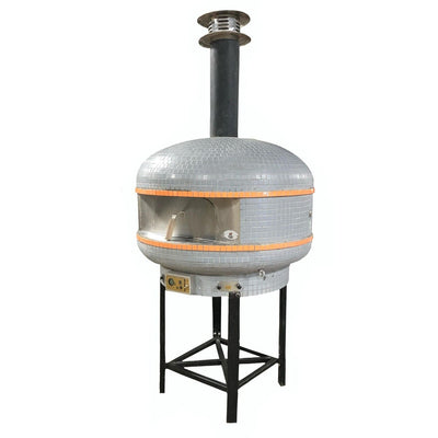 WPPO 48" Professional Lava Digital Controlled Wood Fired Oven with Convection Fan WKPM-D1200