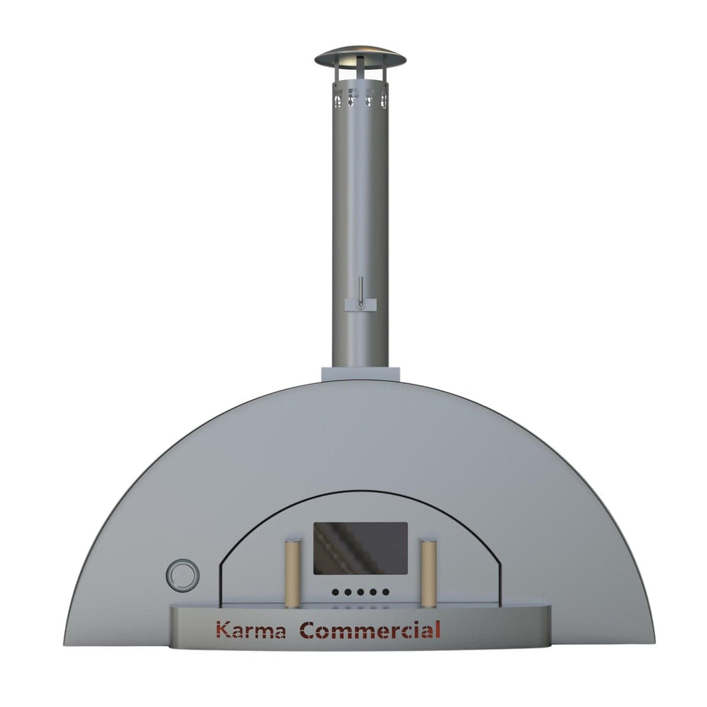 WPPO Karma 55 inch Stainless Steel Wood Fired Commercial Pizza Oven