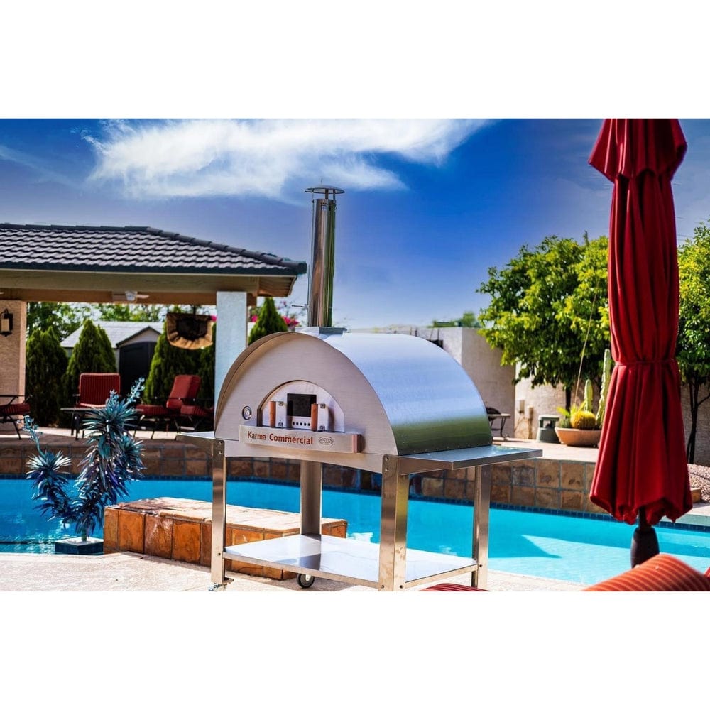 WPPO Karma 55-Inch Commercial Wood Fired Pizza Oven WKK-04COM